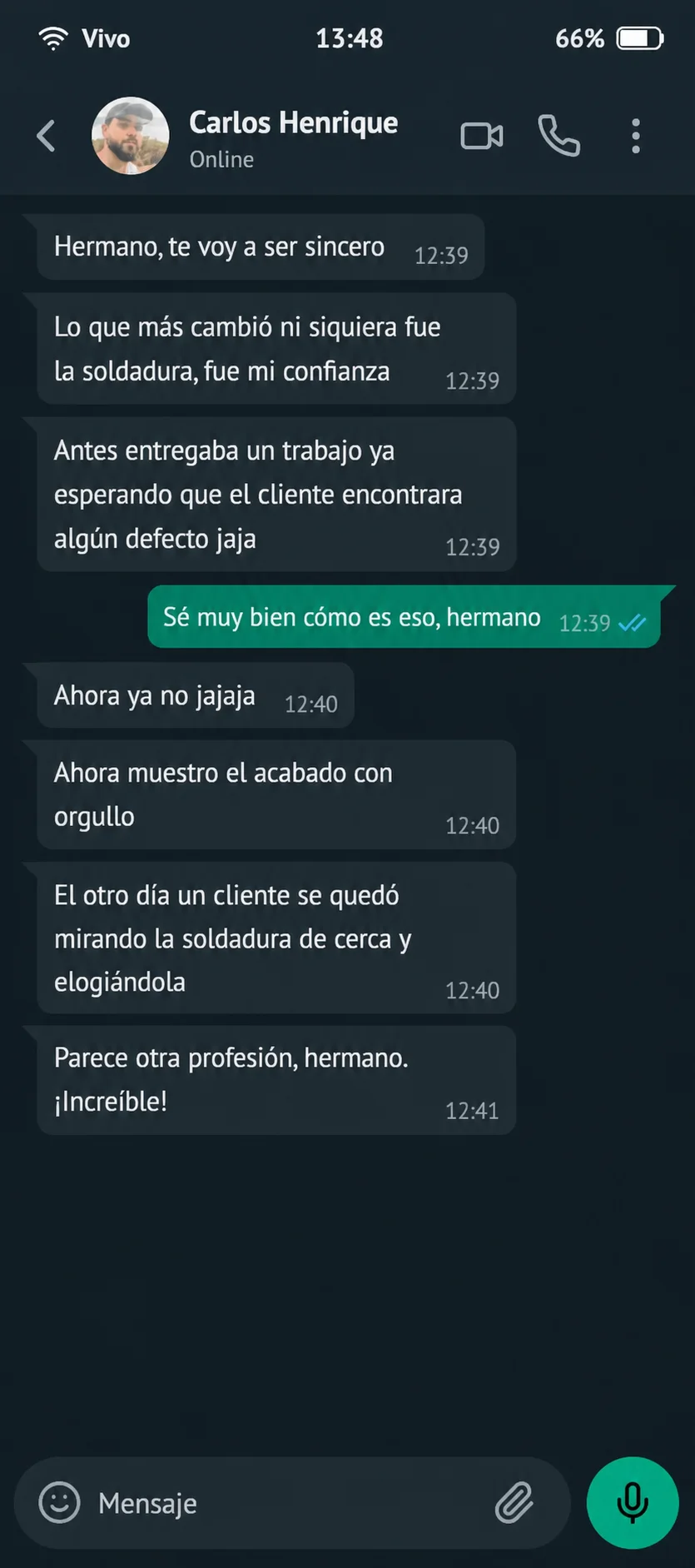 Testimonio de alumno 3