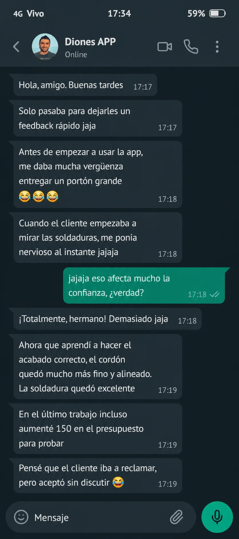 Testimonio de alumno 4